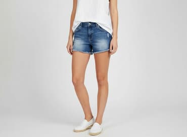 krótkie spodenki jeansowe hm: H&M, Szorty damskie, rozmiar L — 6