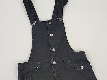 spodnie brazowe hm: H&M Divided, Ogrodniczki damskie, rozmiar S — 1