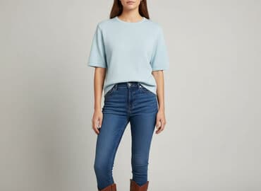 sweter z krótkim rękawem męski: Sweter damski, rozmiar L — 5