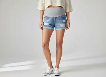 ciążowe krótkie spodenki: Szorty damskie, rozmiar M — 6