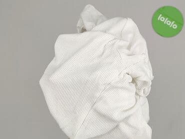 biała bluzka ze stójką damska: Bluzka damska, rozmiar S — 4