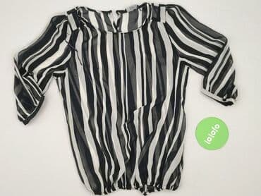 koszulka z długim rękawem w paski: F&F, Bluzka damska, XS — 2