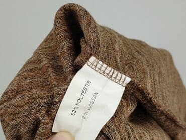 brazowa bluzki: SZACHOWNICA, Sukienka damska, rozmiar S — 5