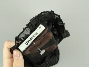 bluzka czarna z tiulem: Gina Tricot, Women's blouse, size S — 5