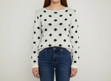 buty zimowe lata 80: Sweter damski, rozmiar S — 5