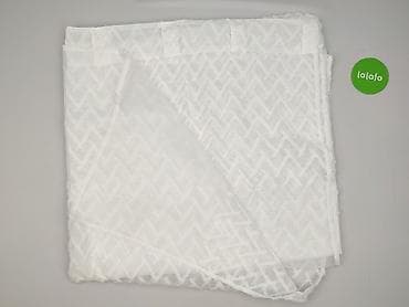 zegarek: Biała firana żakardowa z miękkim, wypukłym wzorem w zygzaki — 3