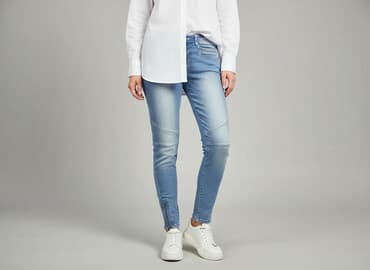 jeansy tall: Jeansy damskie, rozmiar S — 6