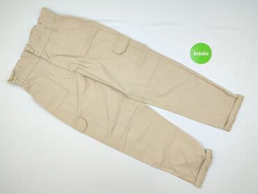 beżowe buty na koturnie ccc: Sinsay, Spodnie cargo damskie, rozmiar L — 2