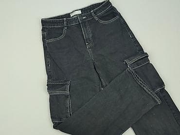 Bershka, Spodnie cargo damskie, rozmiar M