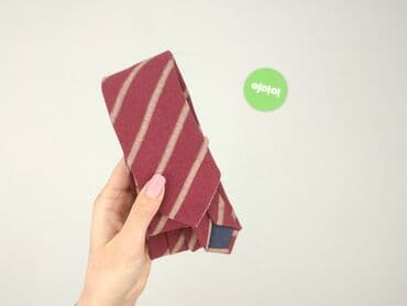 złote dodatki do zielonej sukienki: Tie, color - Red, condition - Perfect — 4