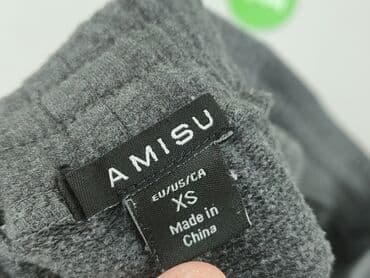 spodnie jogger damskie z łańcuszkiem: Amisu, Spodnie dresowe damskie, XS — 4