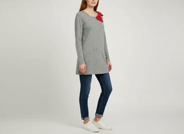 bluzki bawełniane polski producent: Basic, Tunika damska, rozmiar L — 6