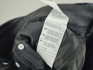 czarne cargo pull and bear: Spodnie materiałowe damskie, rozmiar XS — 6
