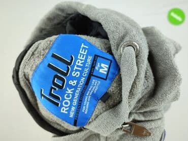 bluzy z nadrukiem szczecin: Troll, Bluza z kapturem dla mężczyzn, rozmiar M — 4