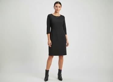 ccc sandały czarne na obcasie: Hallhuber, Sukienka damska, rozmiar S — 7