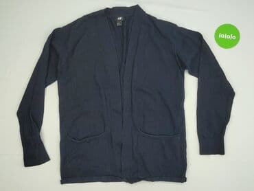 sweter w paski reserved: H&M, Kardigan dla mężczyzn, rozmiar M — 2