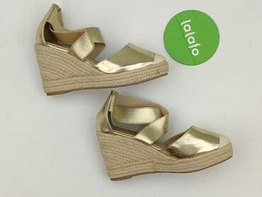 srebrne paski do sukienki: Ideal Shoes, Flat shoes for women, 36, condition - Perfect — 3