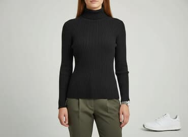 poliamid w swetrze: Golf damski, rozmiar S — 7