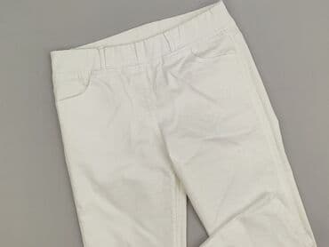 białe lniane spodnie zara: Zentex, Spodnie materiałowe damskie, rozmiar XL — 1