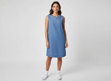 sukienka jeansowa pepco: Sukienka damska, rozmiar M — 7