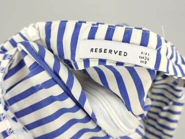 krótkie spodenki z wysokim stanem w paski: Reserved, Szorty damskie, rozmiar S — 5