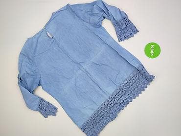 chabrowa bluzki plus size: Bluzka damska, rozmiar 4XL — 3