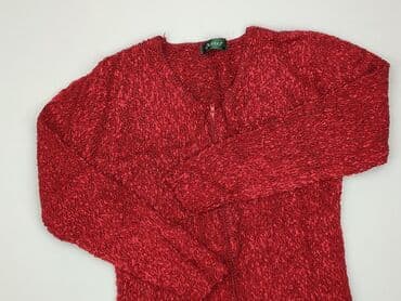 sweter czerwony: Kardigan damski, rozmiar M — 1