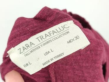 sukienka z prążkowanej dzianiny zara: Zara, Bluzka damska, rozmiar L — 4