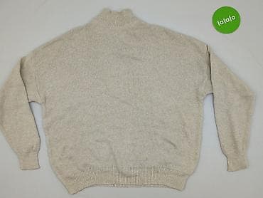 sweter z golfem oversize: Sweter damski, rozmiar 7XL — 3
