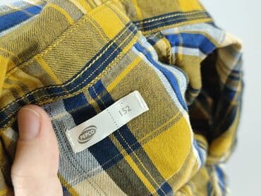 emo koszulka: Shirt 12 years, condition - Perfect, pattern - Cell, color - Yellow — 4