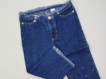 bluzy goth: Spodnie jeansowe, 7 lat, 116/122, stan - Idealny — 1