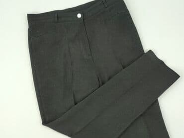 spodnie dla kobiet: Spodnie materiałowe damskie, rozmiar L — 1