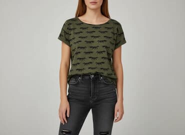 maison kitsune t shirty: Reserved, T-shirt damski, rozmiar XS — 1