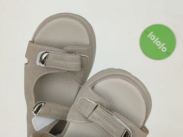 sandały skórzane z zakrytą piętą: Sandały damskie, rozmiar 40 — 7