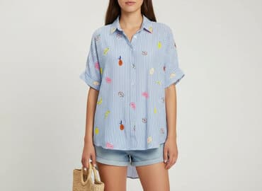 koszula len sinsay: Sinsay, Сорочка жіноча, розмір S — 1