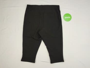 woskowane legginsy z wysokim stanem zara: H&M, 3/4 Trousers for women, size L (EU 40) — 3