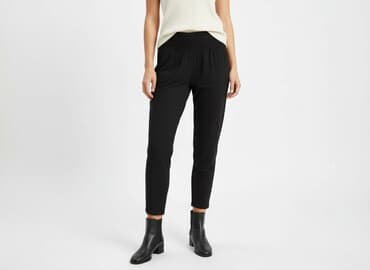 cekinowe spodnie h m: H&M, Spodnie materiałowe damskie, rozmiar S — 6