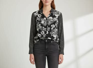 bluzka w serduszka h m: H&M, Bluzka damska, rozmiar M — 1