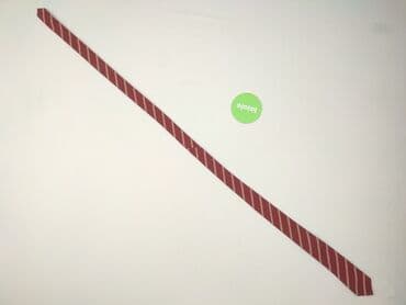 złote dodatki do zielonej sukienki: Tie, color - Red, condition - Perfect — 2