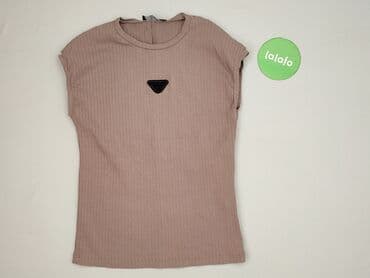 bluzki w paski krótki rękaw: T-shirt damski, rozmiar S — 3