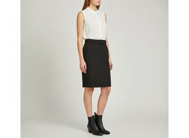 spódnice eko skóra ołówkowe: Spódnica damska, rozmiar L — 6