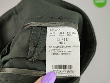 c a spodnie canda: Material trousers for women, size XS (EU 34) — 4