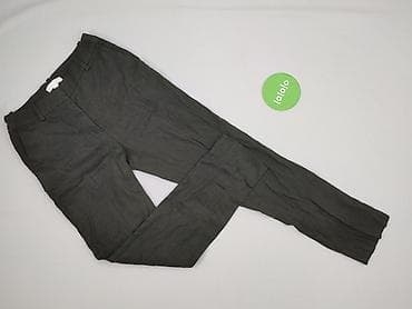 koszula niebieska hm: H&M, Spodnie materiałowe damskie, rozmiar S — 2