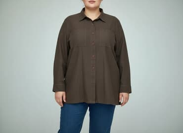 kurtka koszulowa c a: M&S Mode, Women`s shirt, size 6XL — 1