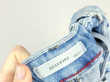 grubosc rajstop w den: Jeans, Reserved, 12 years, 146/152, condition - Very good — 4