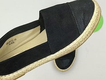 superga biale trampki: Damskie espadryle slip-on Nio Nio - Kolor: czarny - Rozmiar: 40 — 5