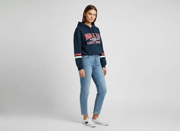 bluzy jack daniels: H&M Divided, Bluza z kapturem damska, rozmiar M — 1