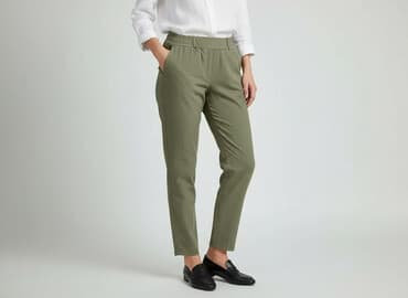 spodnie damskie materiałowe eleganckie: Spodnie materiałowe damskie, rozmiar M — 6