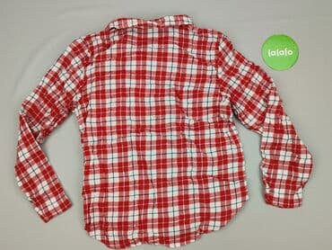 koszula w kratę damska czerwona: Koszula damska, rozmiar M — 4