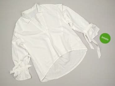 biala bluzka z wiazaniem pod szyja: Bluzka damska, rozmiar S — 3